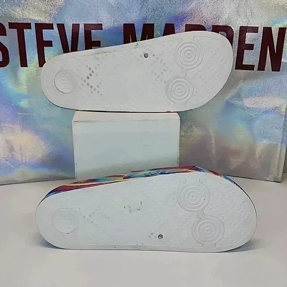 Steve madden sofi multi colored tie dye slip on small medium - Picture 6 of 6